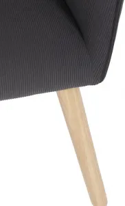 AUTRONIC kreslo ušiak AK-314 GREY2 sivé