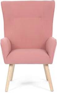 AUTRONIC kreslo ušiak AK-314 PINK2 ružové