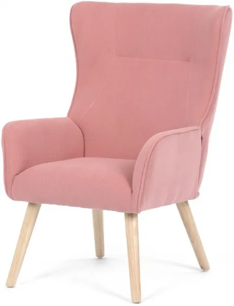 AUTRONIC kreslo ušiak AK-314 PINK2 ružové
