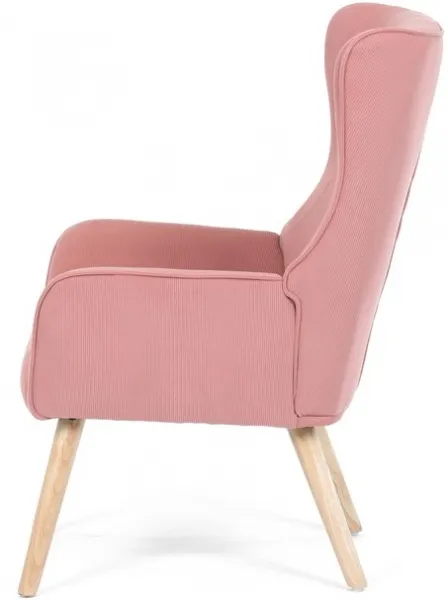 AUTRONIC kreslo ušiak AK-314 PINK2 ružové