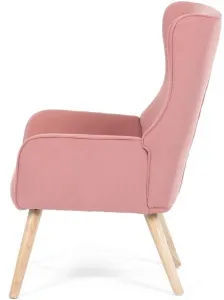 AUTRONIC kreslo ušiak AK-314 PINK2 ružové