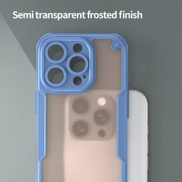 ArmorShield Hybrid Kryt, iPhone 16 Pro, modrý