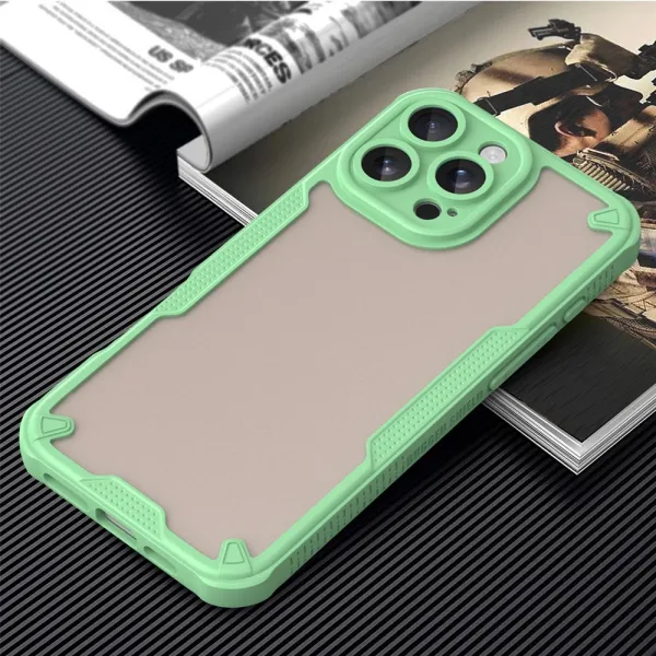 ArmorShield Hybrid Kryt, iPhone 16 Pro Max, zelený