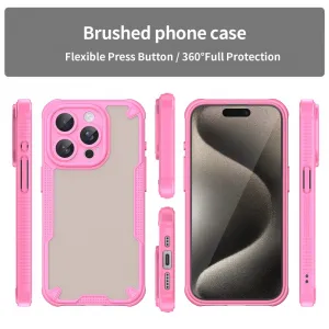 ArmorShield Hybrid Kryt, iPhone 15 Pro, ružový