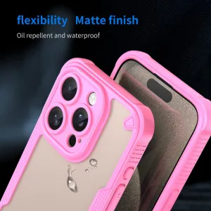 ArmorShield Hybrid Kryt, iPhone 15 Pro, ružový