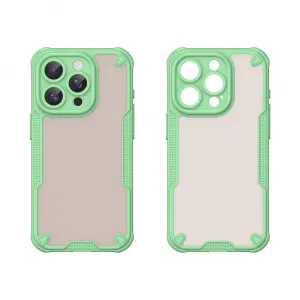 ArmorShield Hybrid Kryt, iPhone 15 Pro, zelený