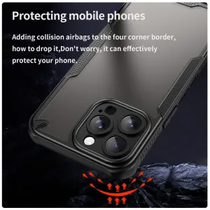 ArmorShield Hybrid Kryt, iPhone 15 Pro Max, čierny