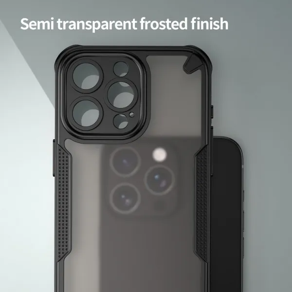 ArmorShield Hybrid Kryt, iPhone 15 Pro Max, čierny