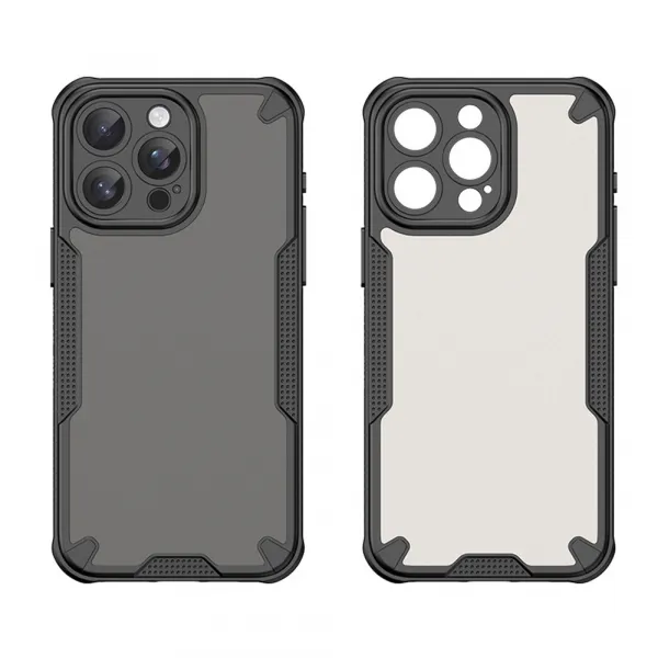 ArmorShield Hybrid Kryt, iPhone 15 Pro Max, čierny