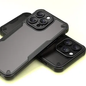 ArmorShield Hybrid Kryt, iPhone 15 Pro Max, čierny