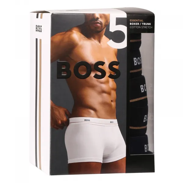 5PACK pánske boxerky BOSS viacfarebné (50531660 987) M, trenky