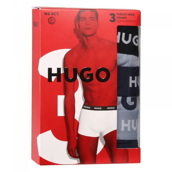 3PACK pánske boxerky BOSS viacfarebné (50532550 984) M, trenky