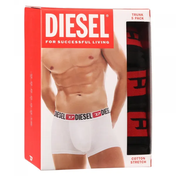 5PACK pánske boxerky Diesel čierne (00SUAG-0DDAI-E4356) XXL, trenky