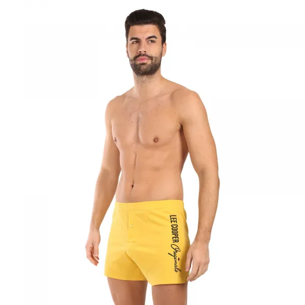 Pánske trenky Lee Cooper žlté (PO38819-6) M, trenírky