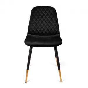 Stolička NOIR zamatová čierna SS22 933466