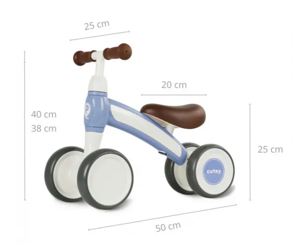QPLAY Odrážadlo Cutey-5 New Blue