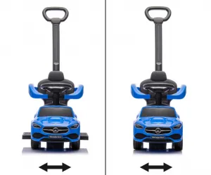 Detské odrážadlo s vodiacou tyčou MERCEDES C-Class Deluxe Milly Mally Blue