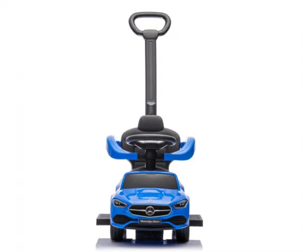 Detské odrážadlo s vodiacou tyčou MERCEDES C-Class Deluxe Milly Mally Blue