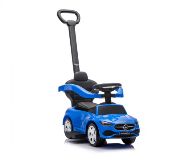 Detské odrážadlo s vodiacou tyčou MERCEDES C-Class Deluxe Milly Mally Blue
