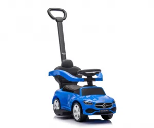 Detské odrážadlo s vodiacou tyčou MERCEDES C-Class Deluxe Milly Mally Blue