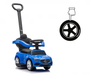 Detské odrážadlo s vodiacou tyčou MERCEDES C-Class Deluxe Milly Mally Blue
