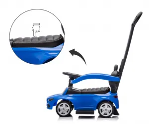 Detské odrážadlo s vodiacou tyčou MERCEDES C-Class Deluxe Milly Mally Blue