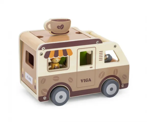Drevená mobilná kaviareň Viga