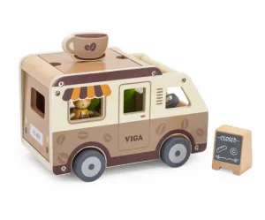 Drevená mobilná kaviareň Viga