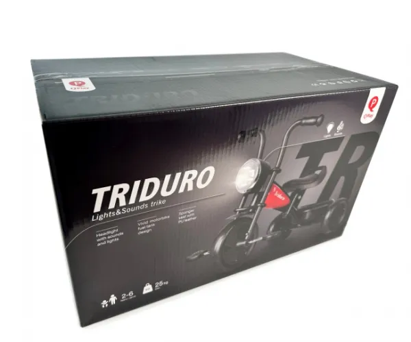 QPLAY Trojkolka Triduro Red, vek 2-6 rokov