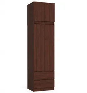 Ak furniture Nástavec na skříň Star 60 cm venge mat