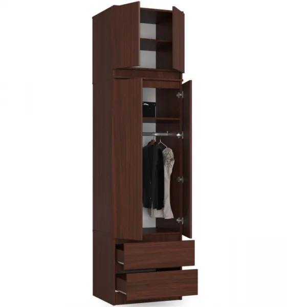 Ak furniture Nástavec na skříň Star 60 cm venge mat