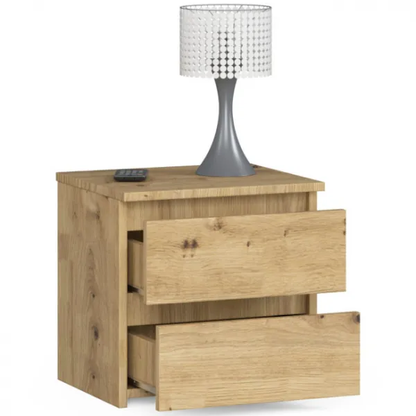Ak furniture Nočný stolík CL2 40 cm dub artisan