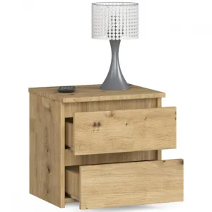 Ak furniture Nočný stolík CL2 40 cm dub artisan