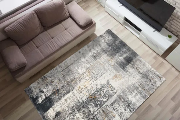 Koberec Agnella Lush Sewing Popiel