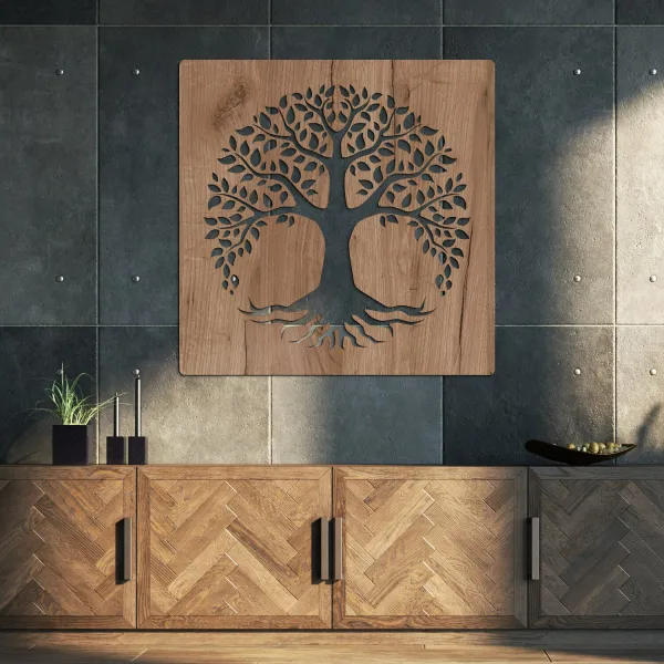 Drevená dekorácia strom života - Sylvaris
