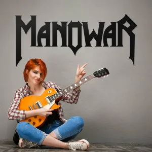 Drevený obraz - Logo Manowar