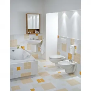 JIKA - Lyra plus Závesný bidet, otvor na batériu, biela H8303810003021