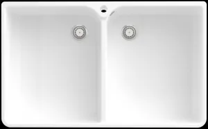 VILLEROY & BOCH VILLEROY & BOCH - Keramický drez Villeroy & Boch Farmhouse 90 X, 639001R1, White Alpin 639001R1