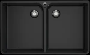 VILLEROY & BOCH VILLEROY & BOCH - Keramický drez Villeroy & Boch Farmhouse 90 X, 639001R7, Pure Black 639001R7