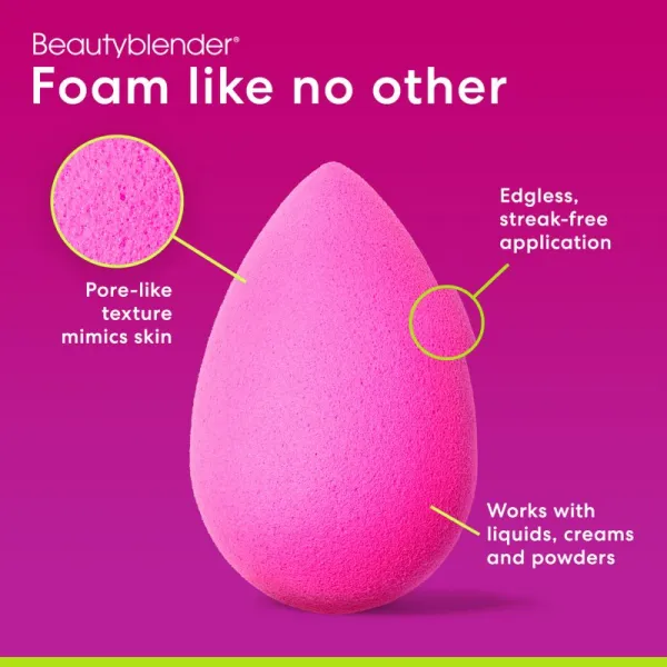 beautyblender® Original hubka na make-up Pink 1 ks
