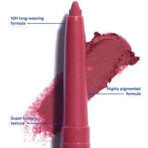 3INA The Automatic Lip Pencil kontúrovacia ceruzka na pery odtieň 254 - Red pink 0.35 g