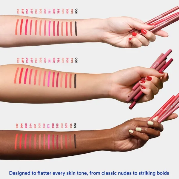 3INA The Automatic Lip Pencil kontúrovacia ceruzka na pery odtieň 254 - Red pink 0.35 g