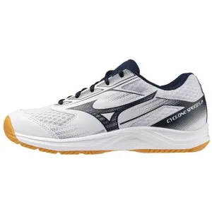 Mizuno CYCLONE SPEED 5 JR Juniorská halová obuv, biela, veľkosť 36