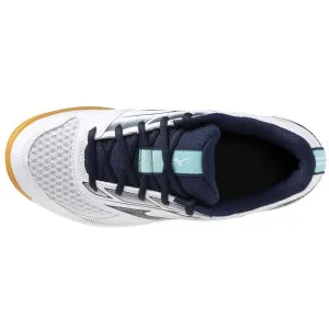 Mizuno CYCLONE SPEED 5 JR Juniorská halová obuv, biela, veľkosť 36