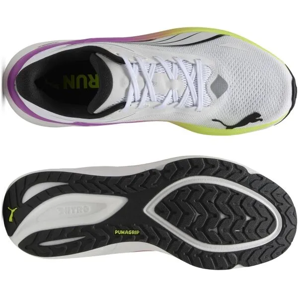 Puma ELECTRIFY NITRO 4 Pánska bežecká obuv, biela, veľkosť 42