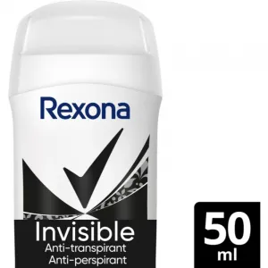 Rexona Invisible Black&White tuhý antiperspirant proti bielym škvrnám 50 ml