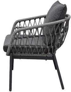 AUTRONIC záhradný set, sedacia súprava AZ-L1880 GREY sivá, polyratan