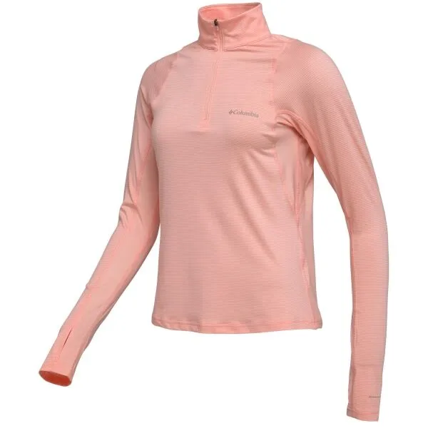 Columbia WEEKEND ASCENT™ HALF ZIP Dámska funkčná mikina, ružová, veľkosť