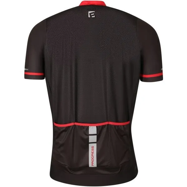PROGRESS REPRESENT Pánsky cyklistický dres, čierna, veľkosť