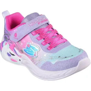 Skechers UNICORN Dievčenská vychádzková obuv, fialová, veľkosť